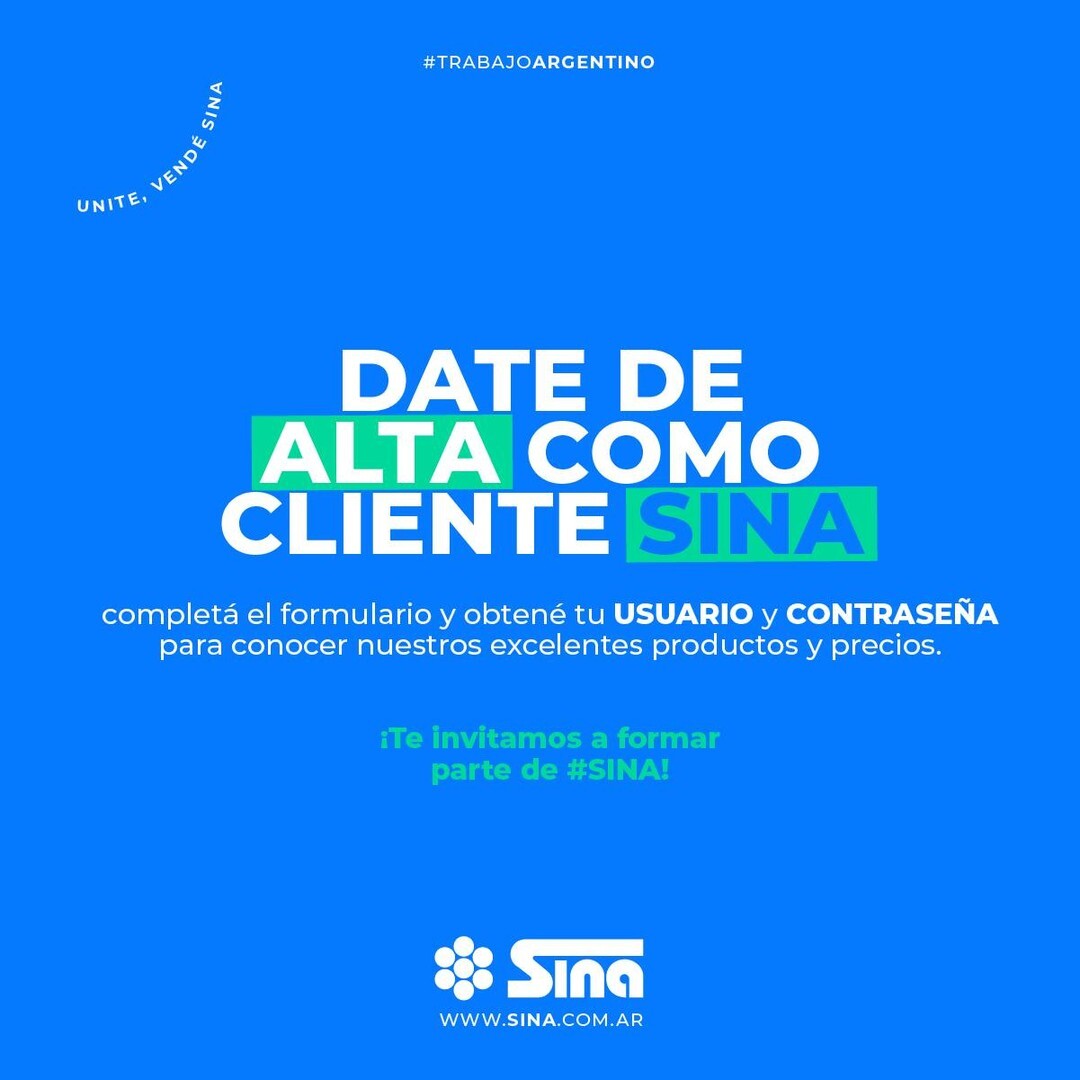 Date de alta como cliente SINA